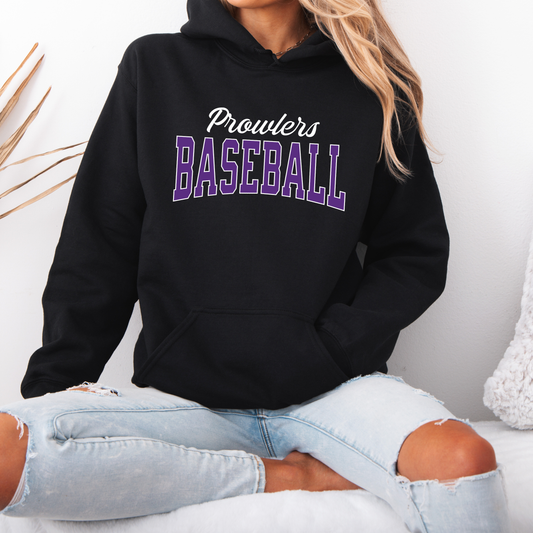 Prowlers Baseball Script Gildan Sweatshirt (Multiple Styles / Colors)