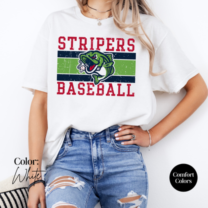 Distressed Stripers Baseball (Multiple Styles)