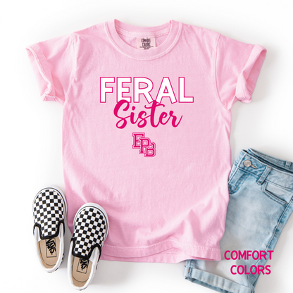 Feral Sister Tee - Prowlers (Pink)