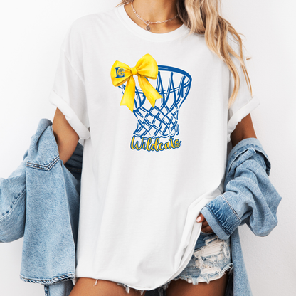 Basketball Net Bow Tee