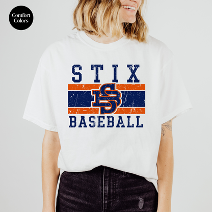 Distressed STIX Baseball