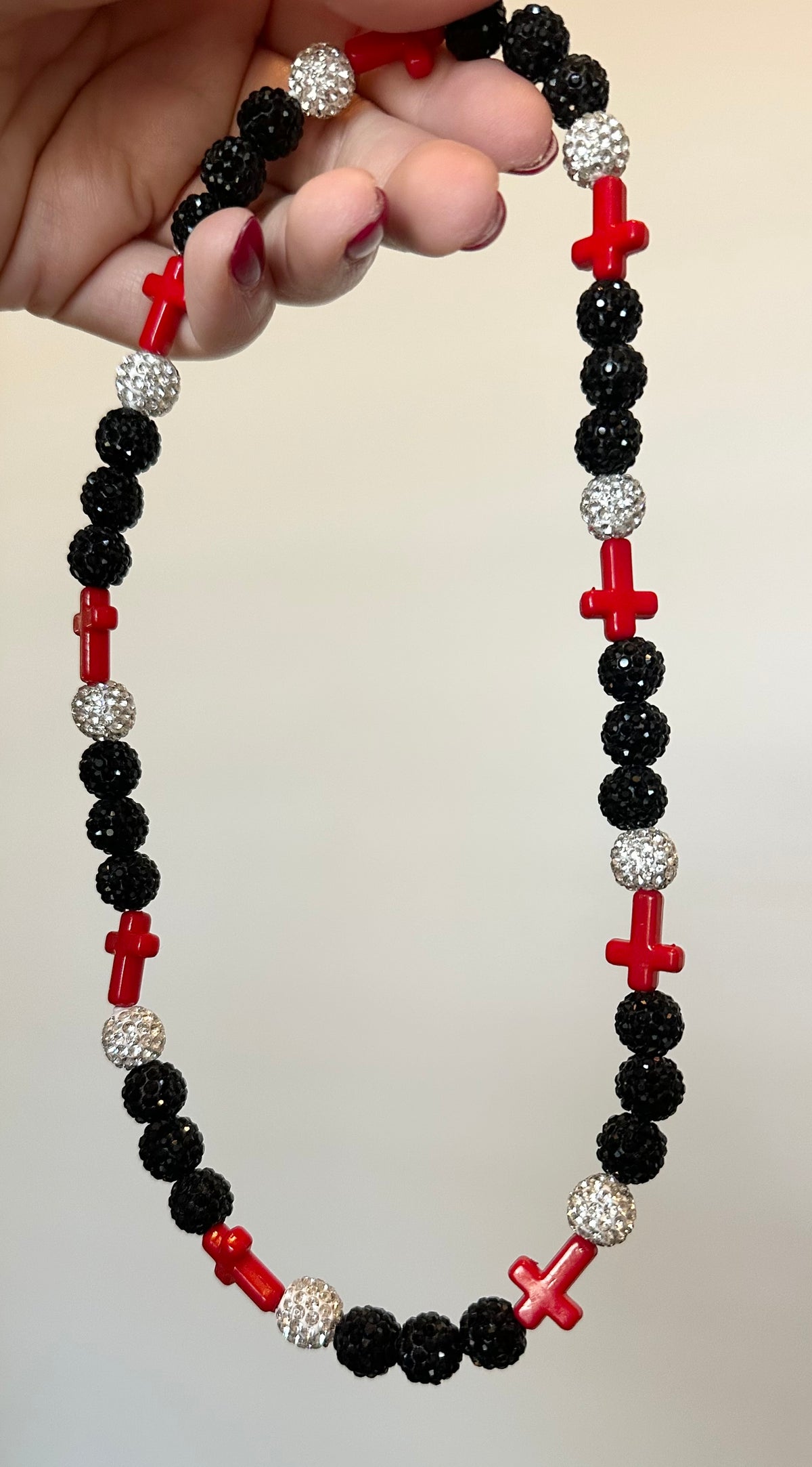 Cross Drip Necklace