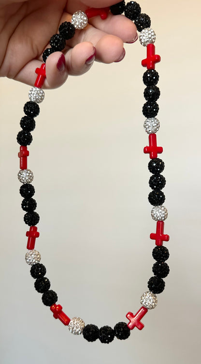Cross Drip Necklace
