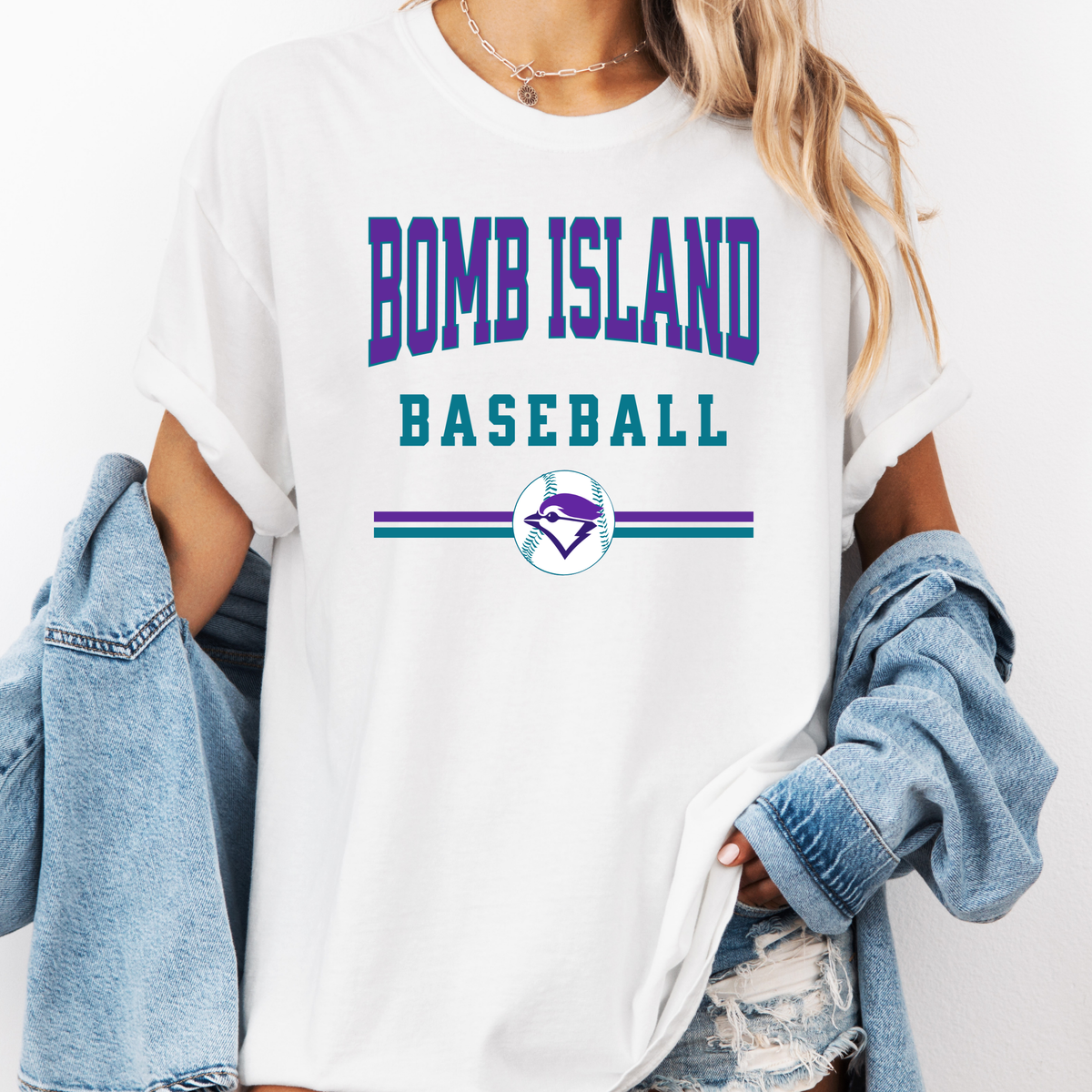 Bomb Island Varsity Tee (Multiple Colors)