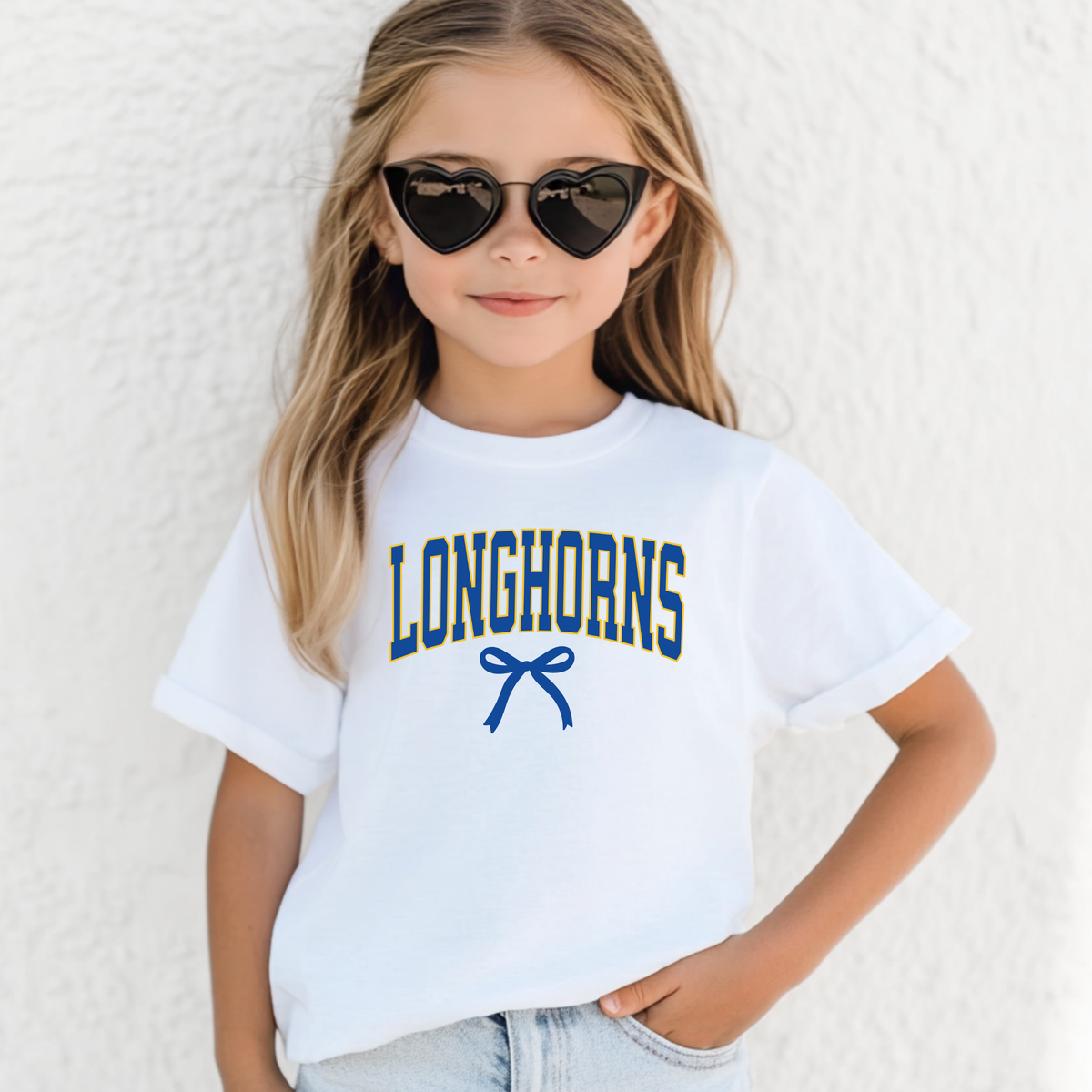 Longhorns Bow Tee