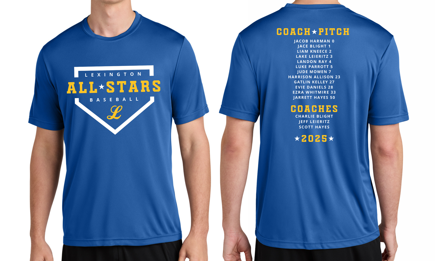 Lexington All Stars Plate Roster Performance