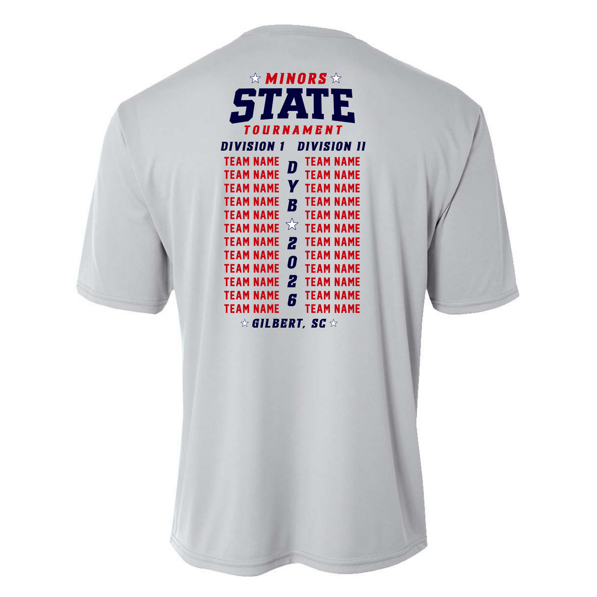 **PREORDER** 2026 DYB Minors State Tournament Performance Tee