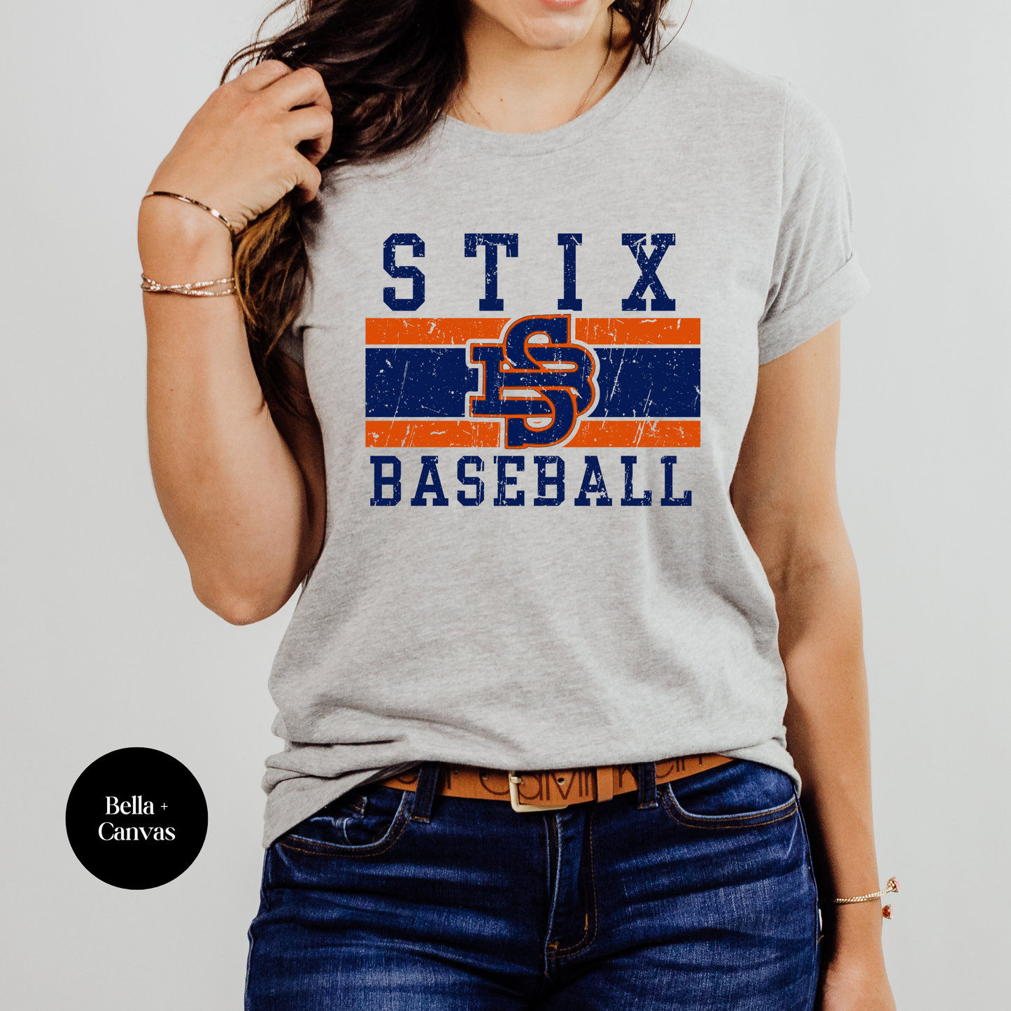 Distressed STIX Baseball