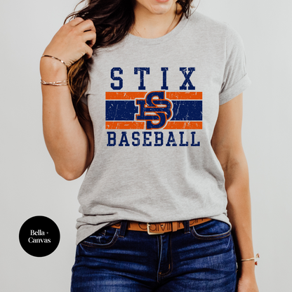 Distressed STIX Baseball