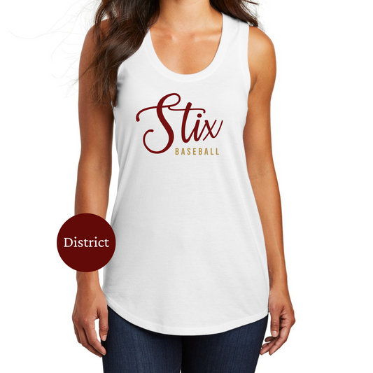 Stix Script Tank FRONT ONLY (Multiple Styles / Colors)