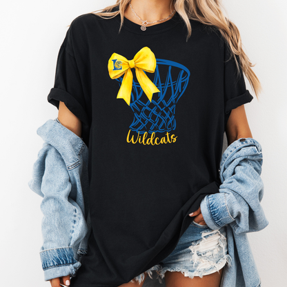 Basketball Net Bow Tee