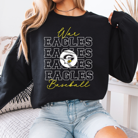 Gray Baseball Repeat Sweatshirt (Multiple Colors)
