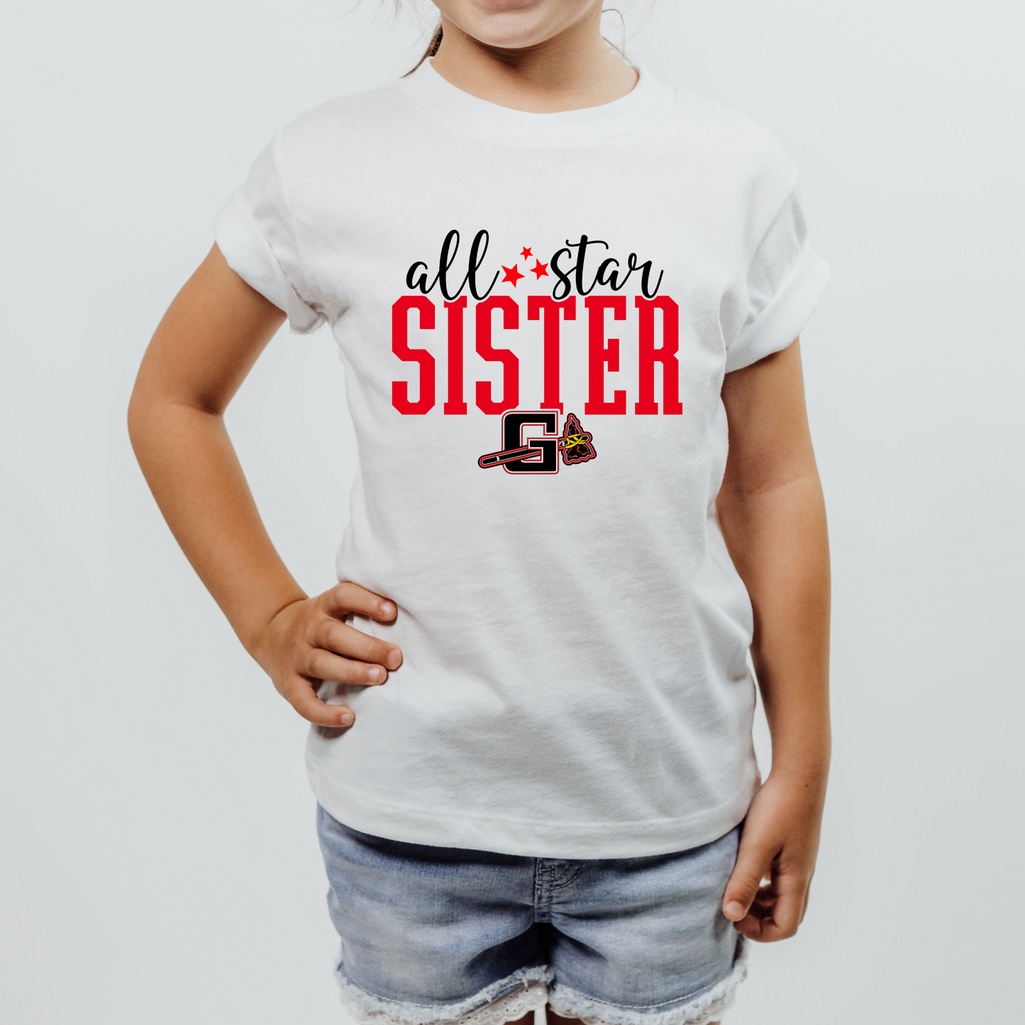 Gilbert All Stars Sister Tee (Player Name & Number)