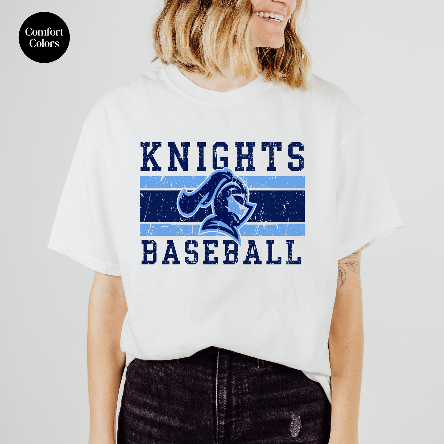 Distressed Knights Baseball (Multiple Styles)