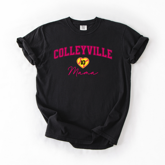 Colleyville Divas Player Number Custom Name CC Tee