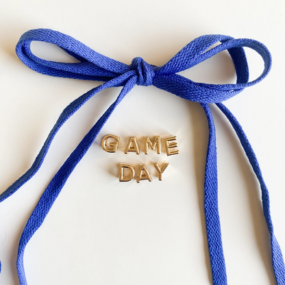 Game Day Sneaker Laces + Charm Set