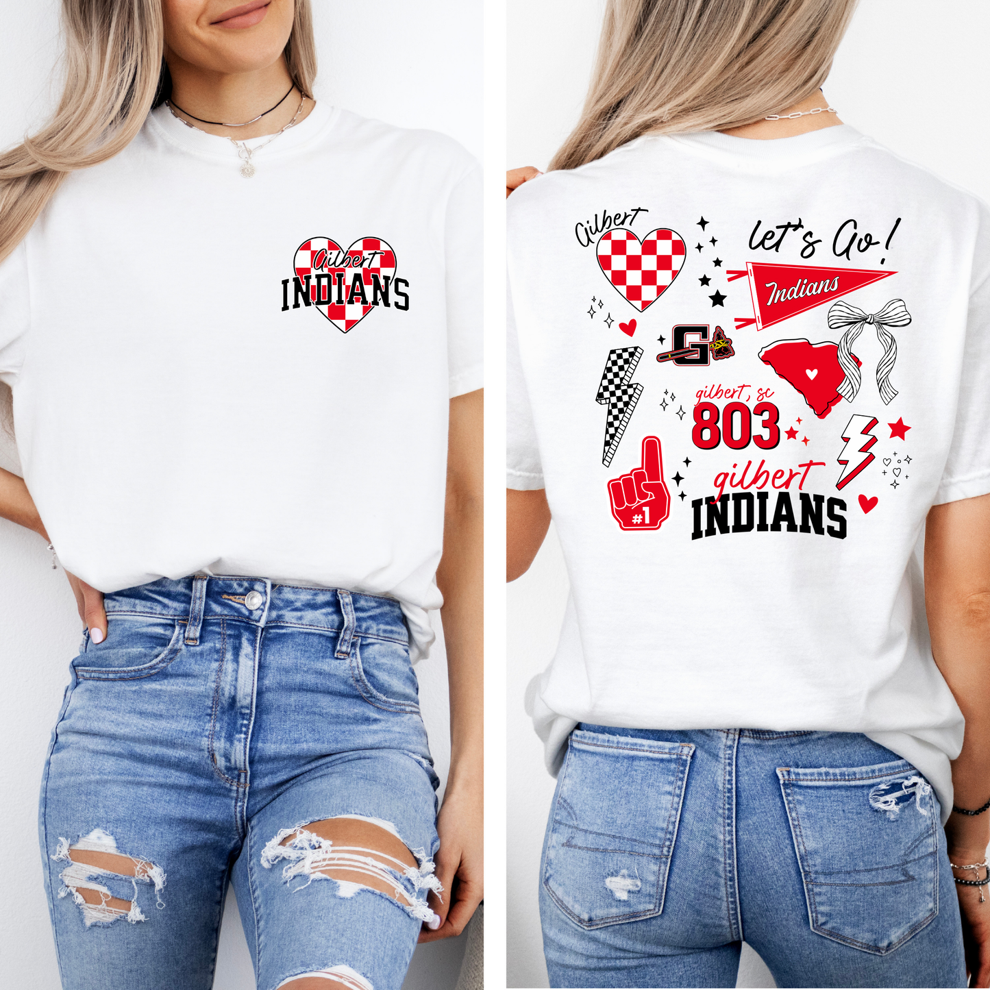 Custom Gilbert Collage Spirt Tee (multiple styles)