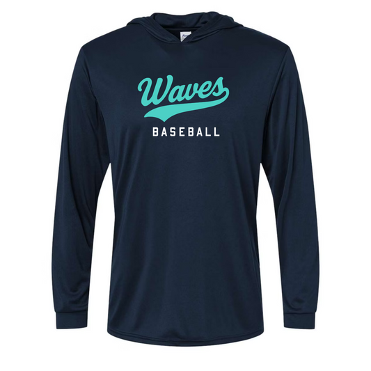 SC Waves Script Lightweight Performance Hoodie (Multiple Colors)