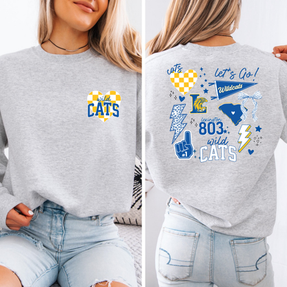 Custom Wildcats Collage Spirt Tee (multiple styles)