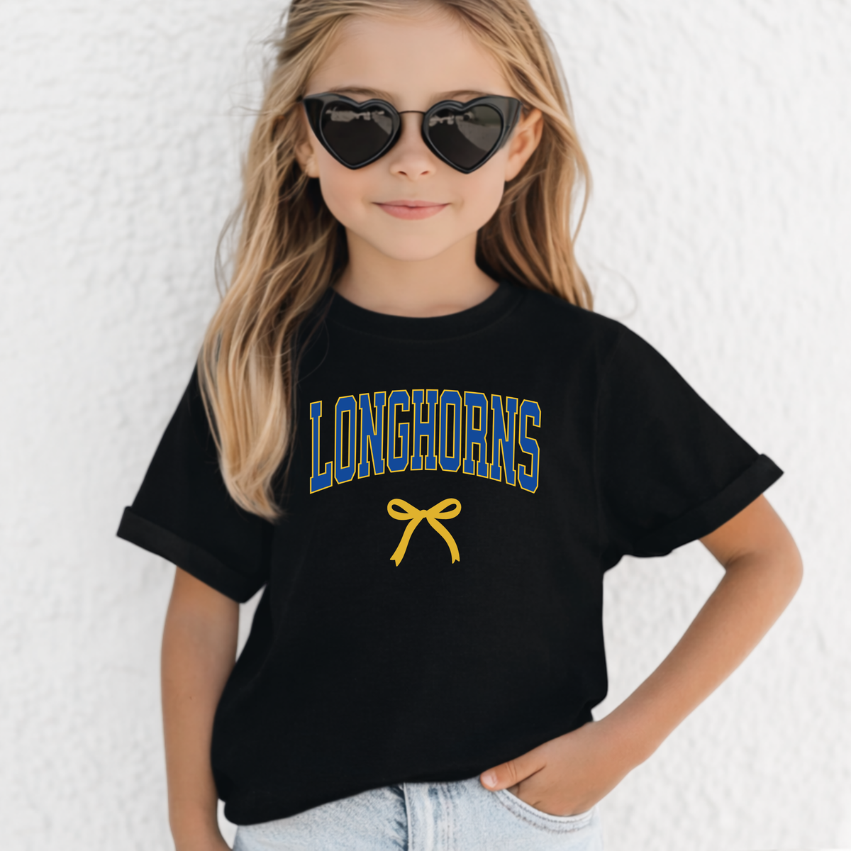 Longhorns Bow Tee