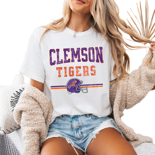 Vintage Clemson Football Tee