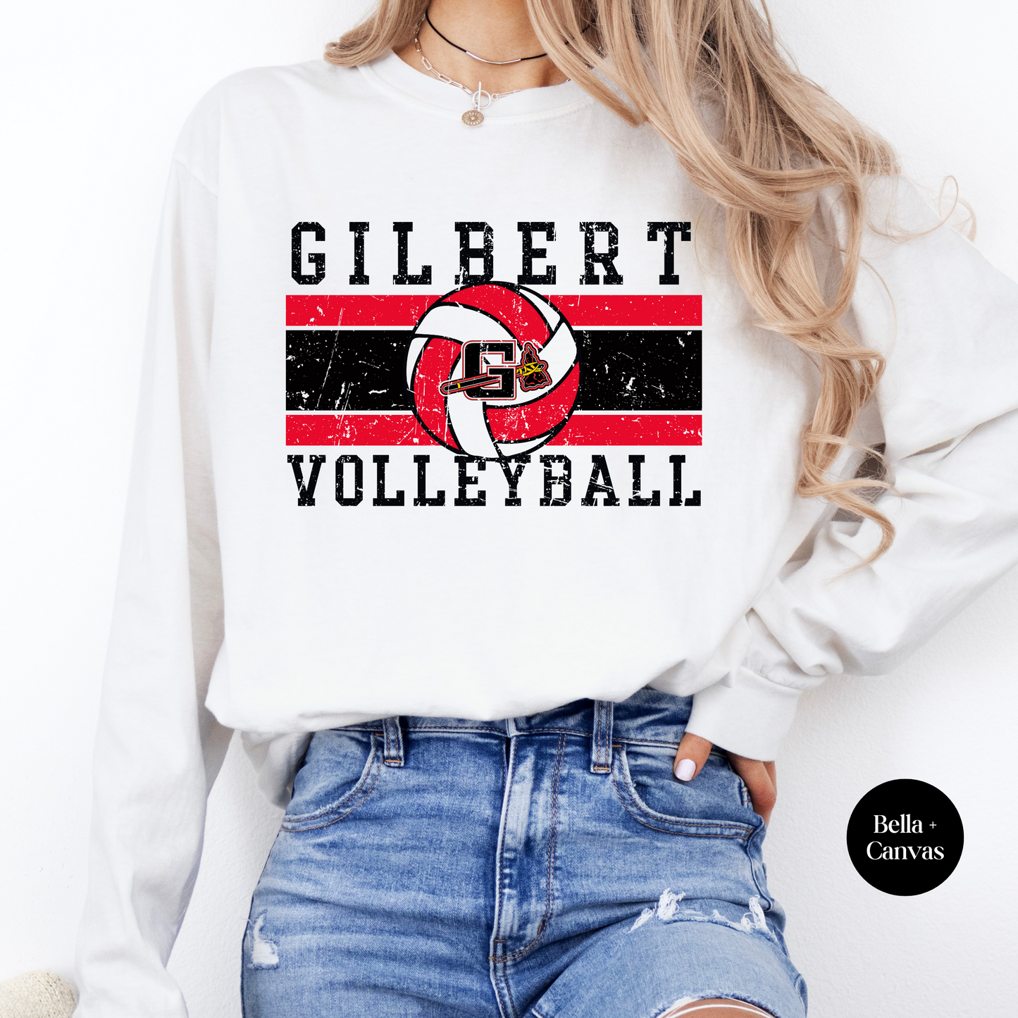 Distressed Gilbert Volleyball