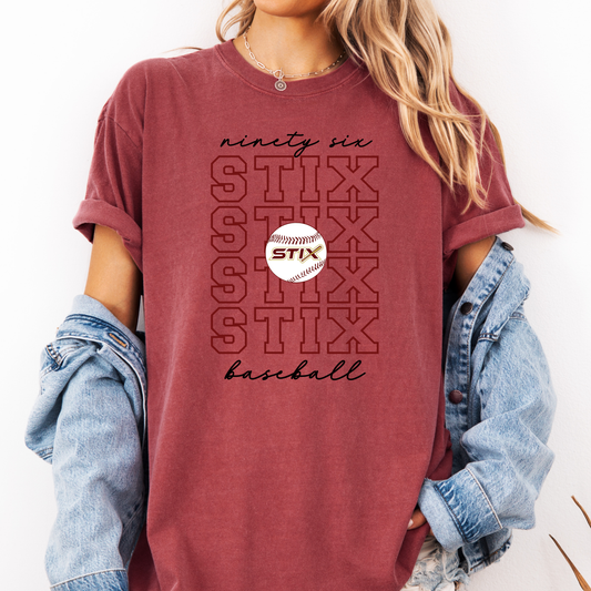 Stix Repeat Tee (Multiple Colors)