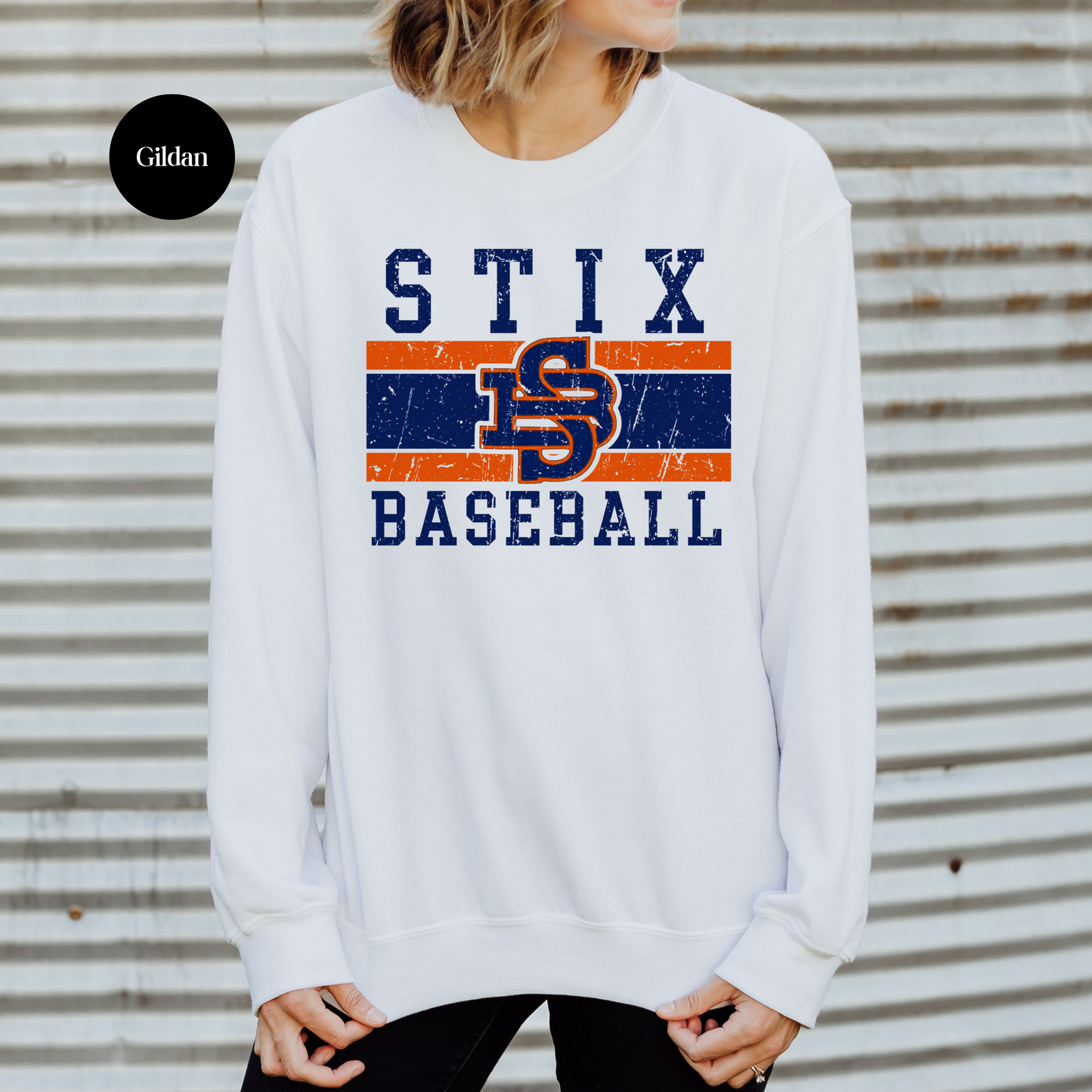 Distressed STIX Baseball