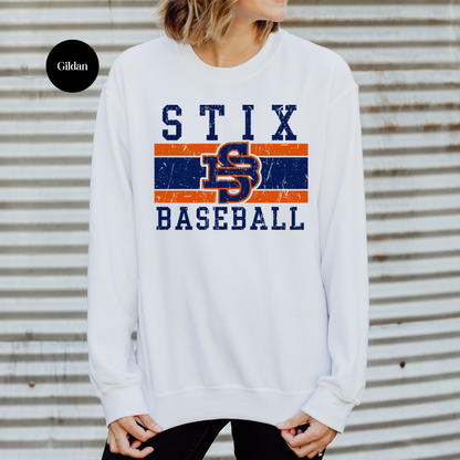 Distressed STIX Baseball
