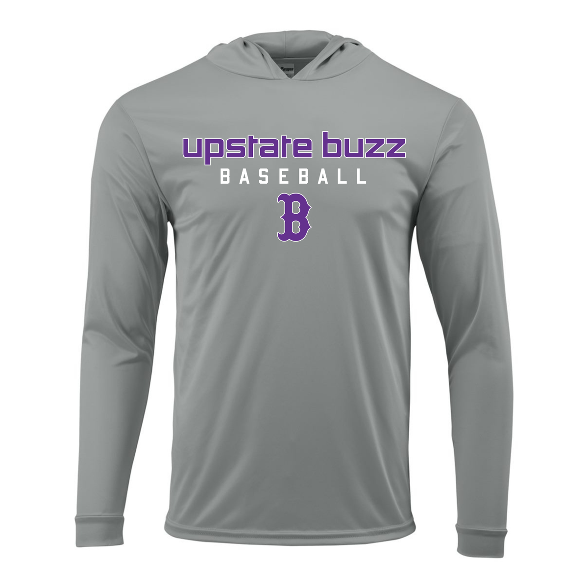 Upstate Buzz Baseball Lightweight Performance Hoodie (Multiple Colors)