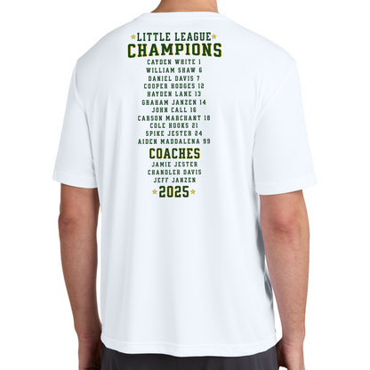 Irmo SC Champions Roster Performance Tee