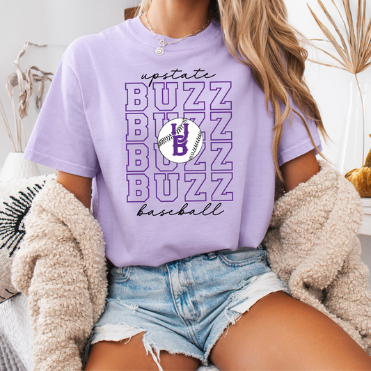 Upstate Buzz Repeat Solid Comfort Colors Tee