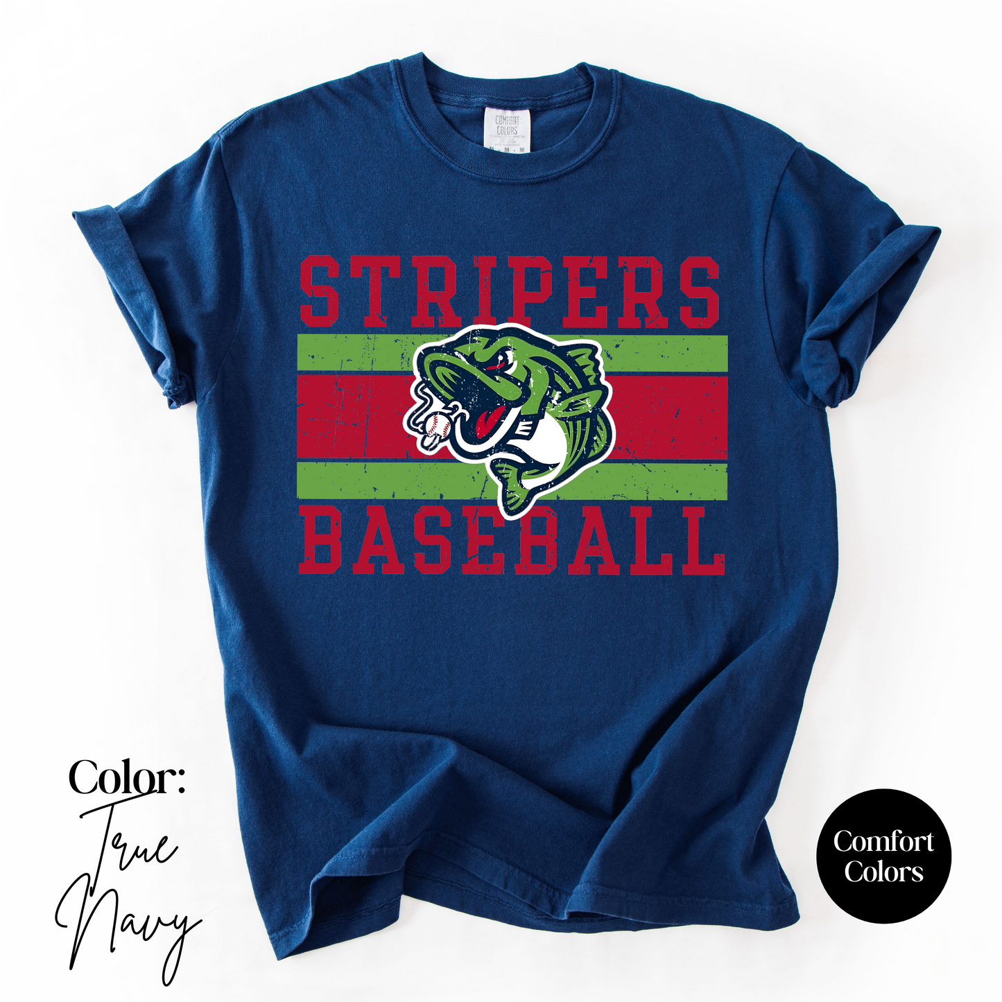 Distressed Stripers Baseball (Multiple Styles)