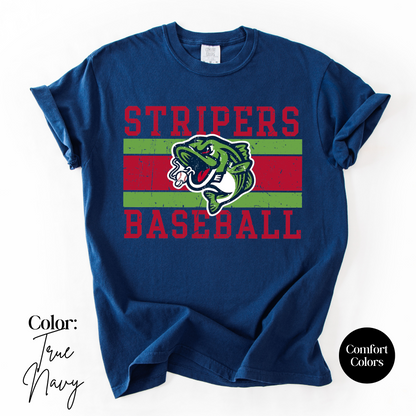 Distressed Stripers Baseball (Multiple Styles)