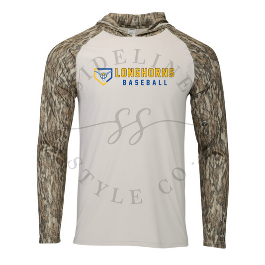 Longhorns Modern Baseball Camo Lightweight Performance Hoodie
