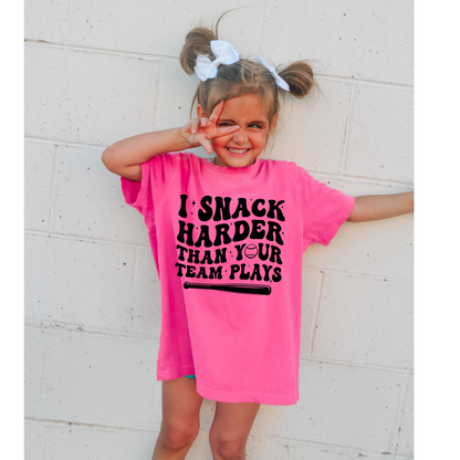 I Snack Harder Youth Tee