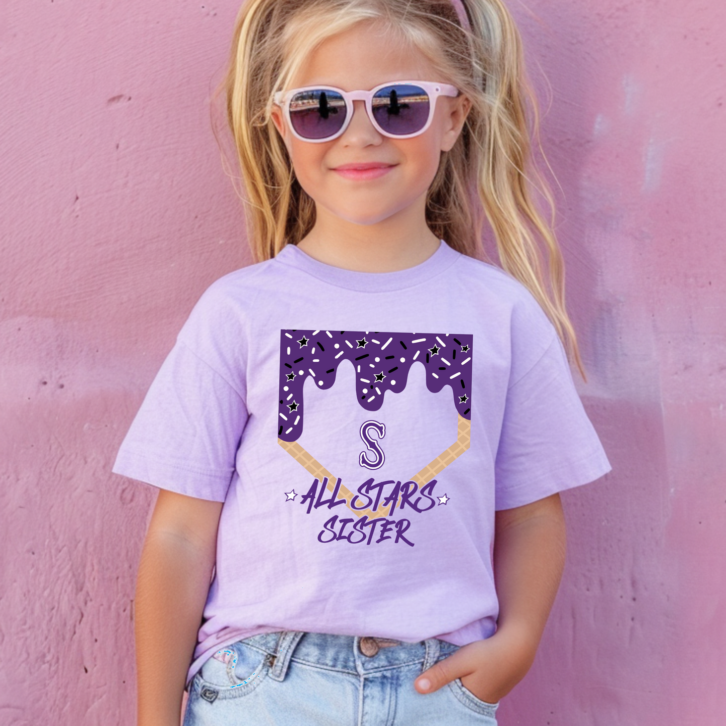 Saluda All-Stars Sister Drip Tee (FRONT ONLY)