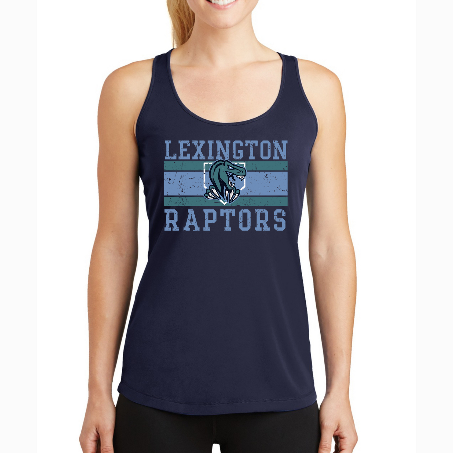 Raptors Distressed Performance Tank