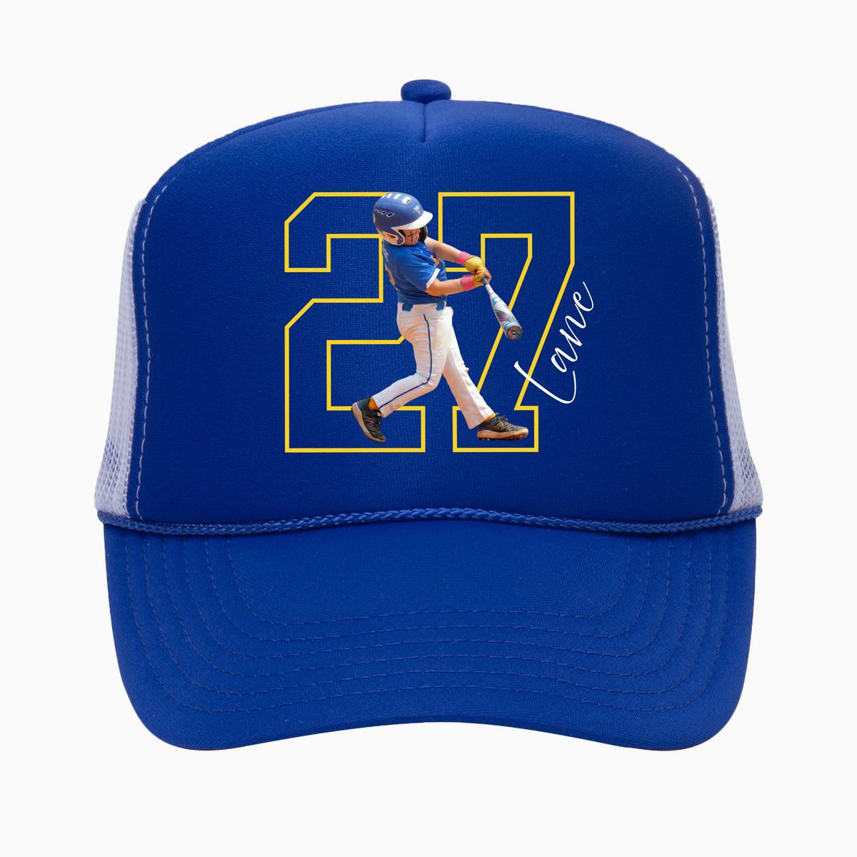 Custom Photo Hat - Player Number & Name