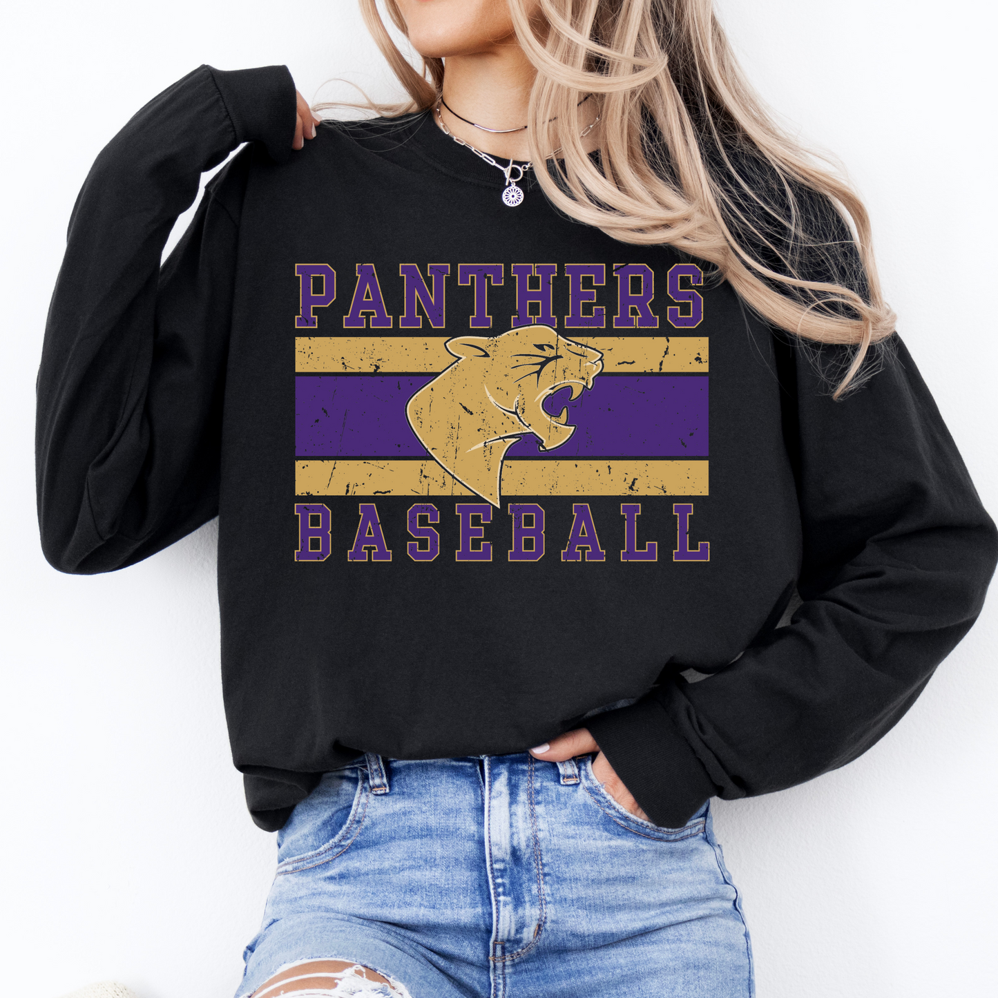 Distressed Panthers Baseball